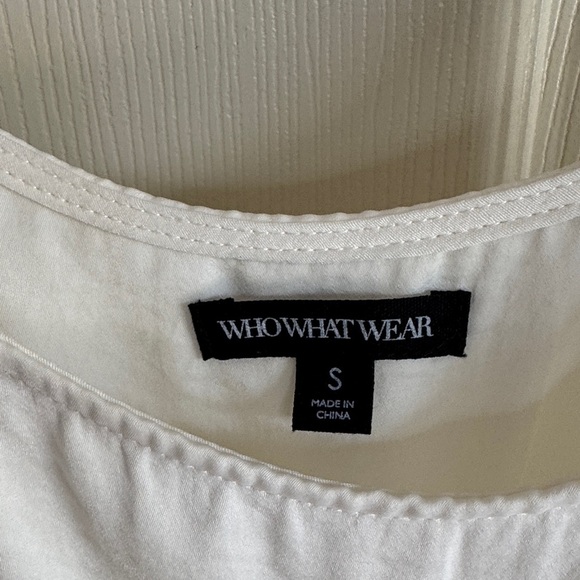 Who What Wear Cream Tiered Camisole - Picture 2 of 4